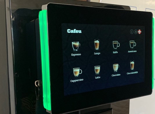 Innovativ Kaffemaskine Iot Cafeu Conexio